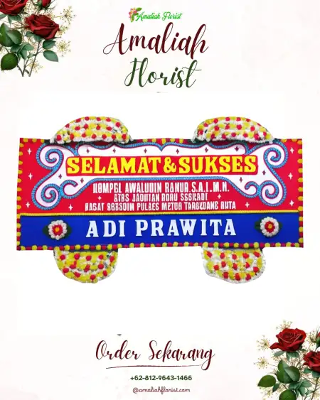 Papan Bunga Ucapan Selamat Antapani
